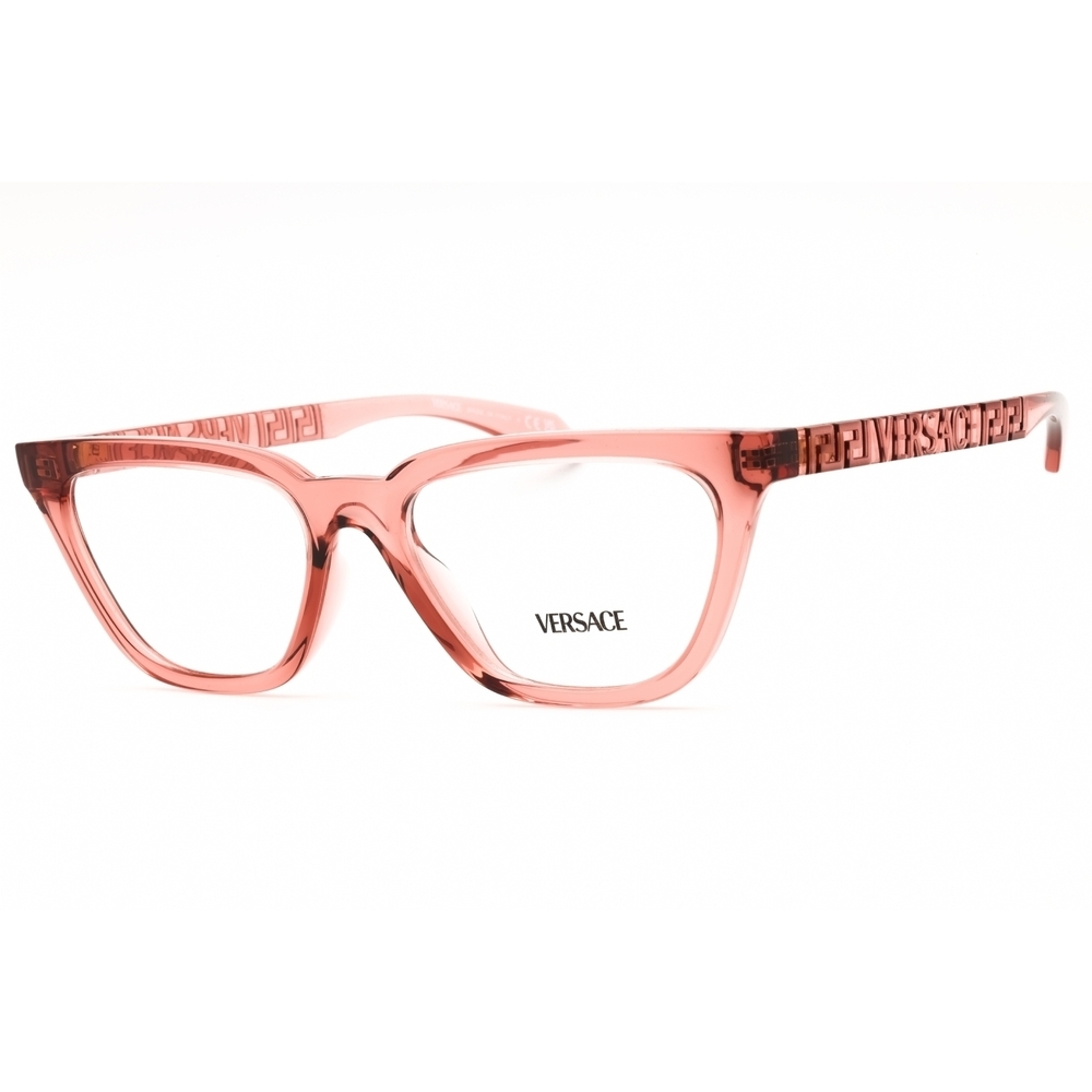 Versace VE3352U Eyeglasses Transparent Peach Plastic Cat-Eye